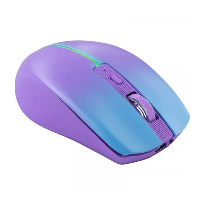 Мышка Defender Mystery MM301 LED Wireless/Bluetooth Violet (52301) изображение 3