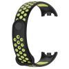Ремінець до фітнес браслета BeCover Vents Style для Xiaomi Mi Smart Band 10 Black-Green (713629) зображення 3
