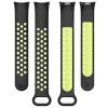 Ремінець до фітнес браслета BeCover Vents Style для Xiaomi Mi Smart Band 10 Black-Green (713629) зображення 4