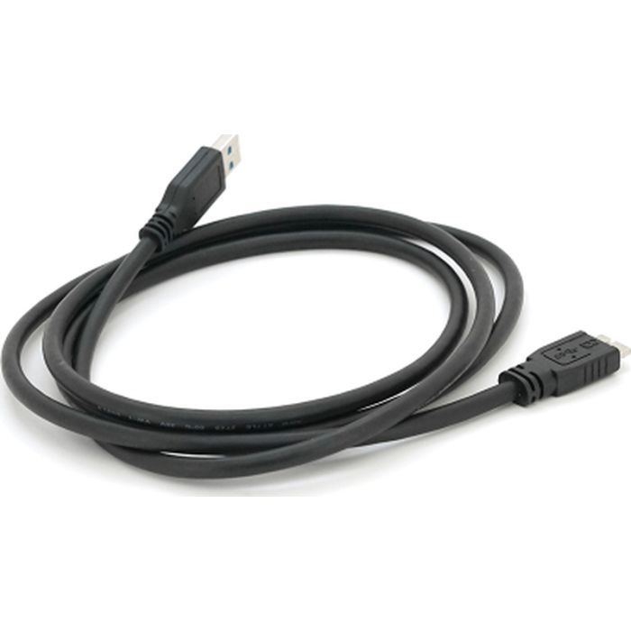 Дата кабель USB 3.0 AM to Micro B 0.8m black Voltronic (YT-3.0AM\Micro-B-0.8B) изображение 2