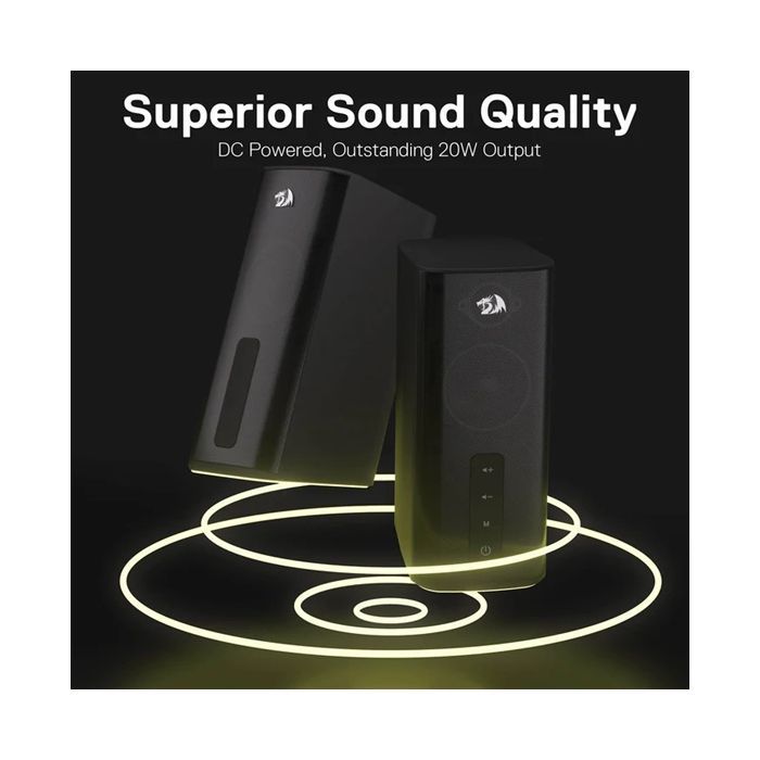 Акустична система Redragon Connie GS814 RGB Bluetooth Black (71987) зображення 3