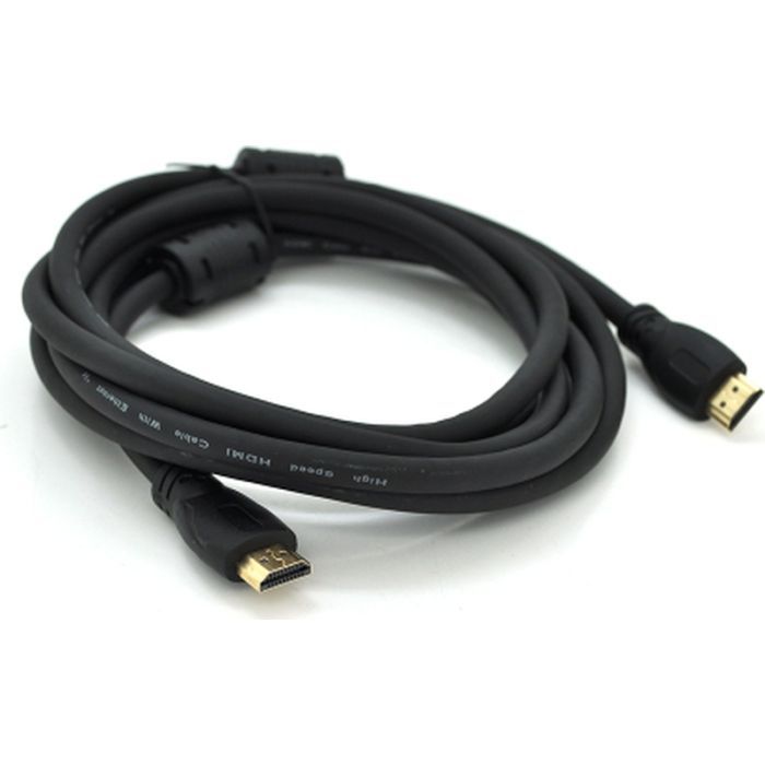Кабель мультимедійний HDMI M to HDMI M 5.0m V2.0 4K black Ritar (HDMI(M)/(M)V2.0-5m-347P)
