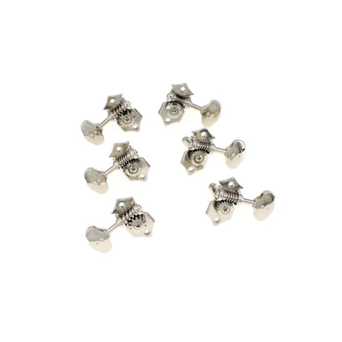 Колки для гитары Graph Tech PRN-3422-N0 Acoustic 3+3 Butterbean Button Nickel (235526) изображение 4