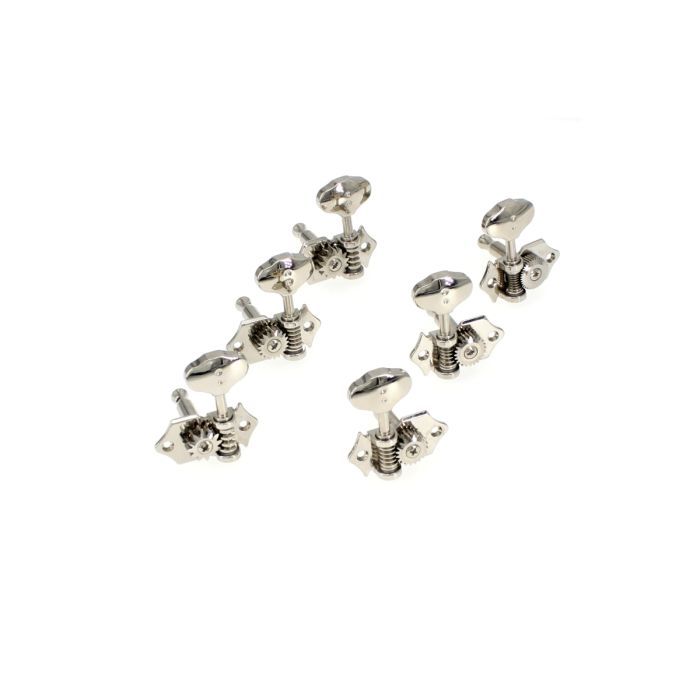 Колки для гитары Graph Tech PRN-3422-N0 Acoustic 3+3 Butterbean Button Nickel (235526) изображение 5