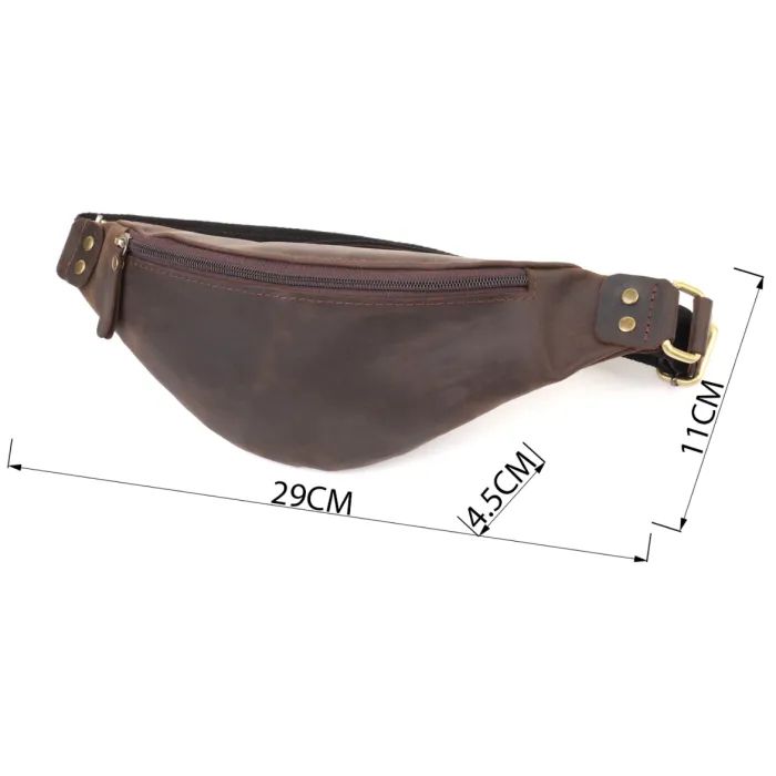 Сумка Shvigel Из натуральной кожи Коричневая (23130) изображение 3