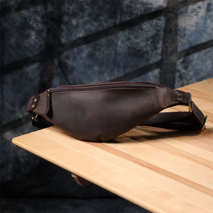 Сумка Shvigel Из натуральной кожи Коричневая (23130) изображение 8