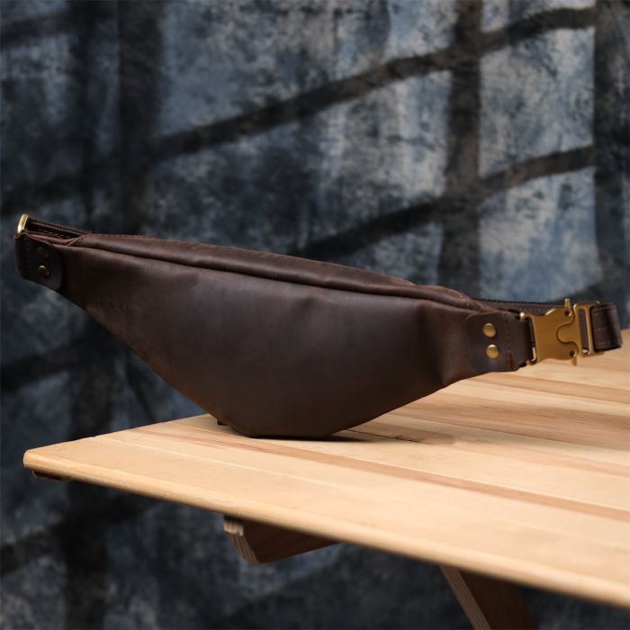 Сумка Shvigel Из натуральной кожи Коричневая (23130) изображение 9