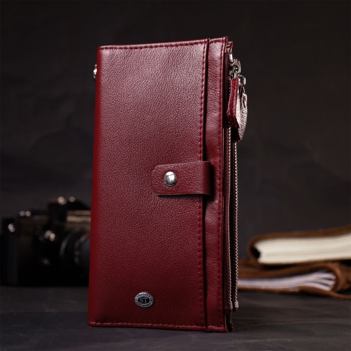 Гаманець ST Leather Бордовий (19433) зображення 9