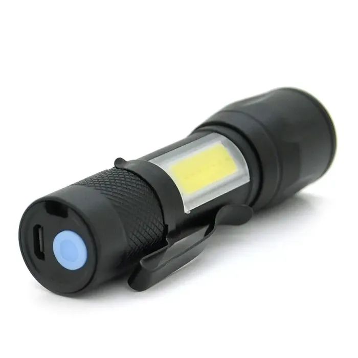 Фонарь Voltronic 511COB 3 Вт LED + COB Чорний (YT-511COB) изображение 2