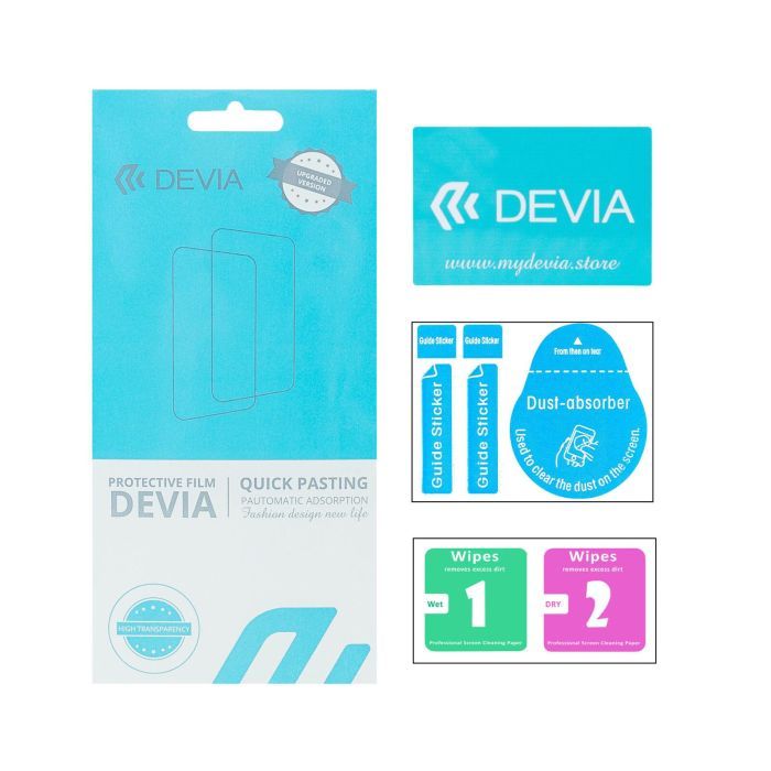 Плівка захисна Devia Hydrogel Apple Watch 9 41mm matte 6 pcs (DV-IP-AP9-41-6M) зображення 2