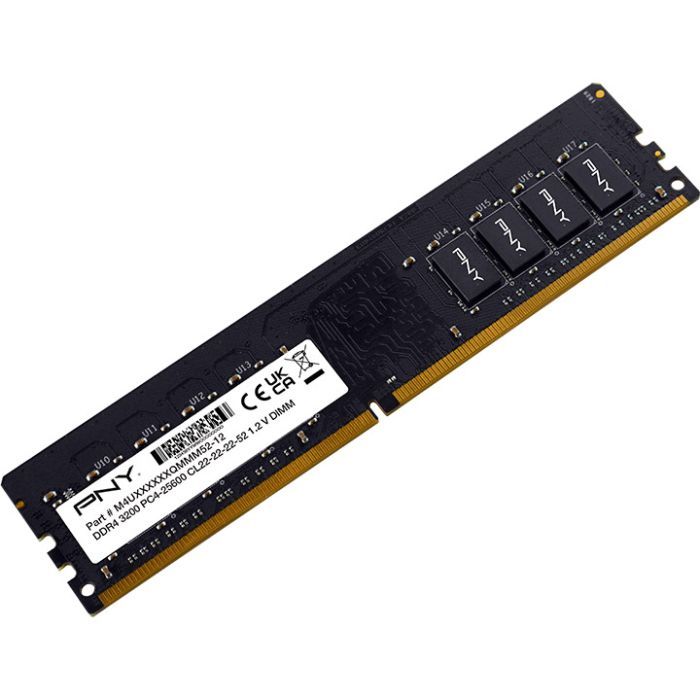 Модуль памяти для компьютера DDR4 16GB 3200 MHz PNY (MD16GSD43200-SI) изображение 2
