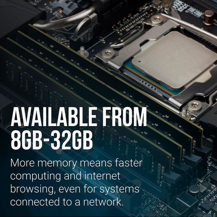 Модуль памяти для компьютера DDR4 16GB 3200 MHz PNY (MD16GSD43200-SI) изображение 7