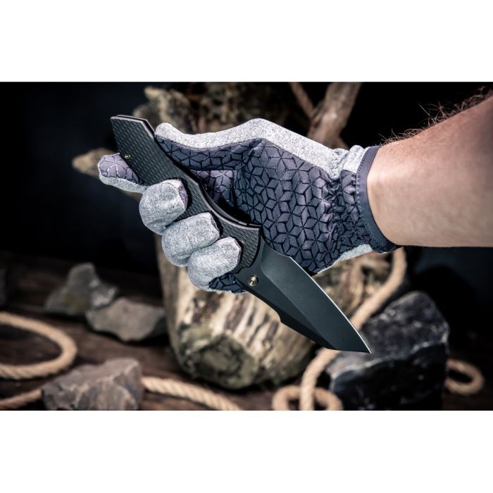 Нож Weknife High-Fin XL, Darkwash, чорний титан (WE24010-1) изображение 12