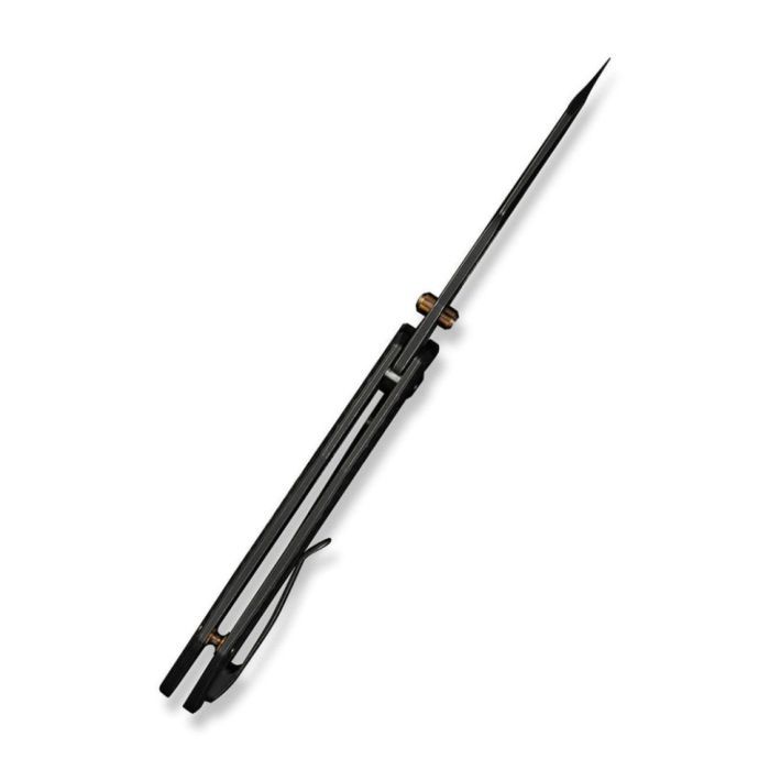 Нож Weknife High-Fin XL, Darkwash, чорний титан (WE24010-1) изображение 4