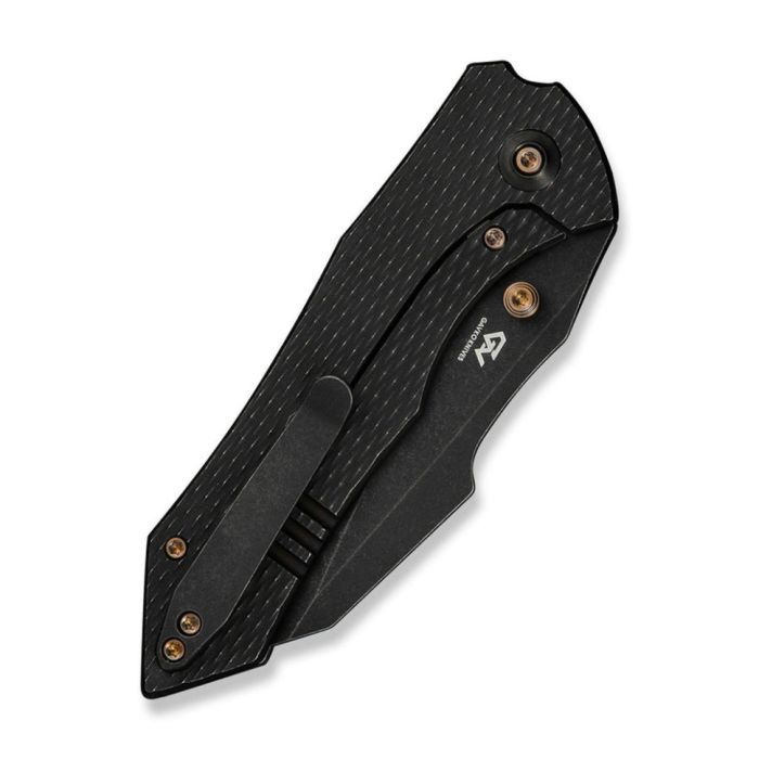 Нож Weknife High-Fin XL, Darkwash, чорний титан (WE24010-1) изображение 8