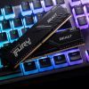Модуль пам'яті для комп'ютера DDR4 16GB 3200 MHz Beast Black Kingston Fury (ex.HyperX) (KF432C16BB1/16WP) зображення 10