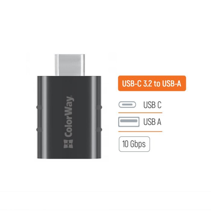 Переходник OTG USB 3.2 AF to USB-C ColorWay (CW-AD-AC3) изображение 5