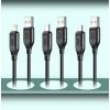 Дата кабель USB 2.0 AM to Lightning 1.0m braided black XO (NB235_L_Black) изображение 4