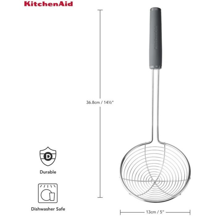 Шумовка KitchenAid Coreline, 37,3 см, сірий (KAS010OHCGG) изображение 4