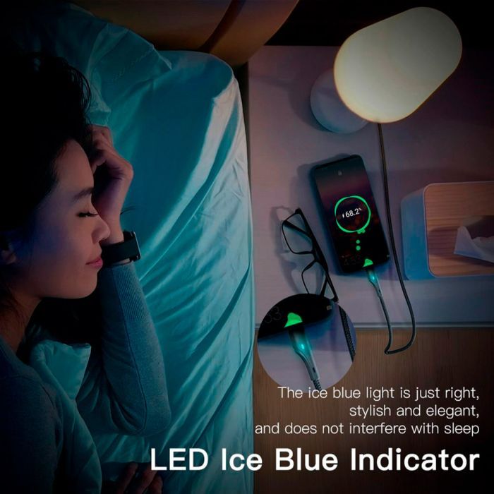 Дата кабель USB 2.0 AM to Lightning 1.0m 2.4A black Essager (EXCL-LS01) зображення 8