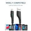 Дата кабель USB 2.0 AM to Lightning 3.0m 2.4A black Essager (EXCL-LSC01) зображення 9