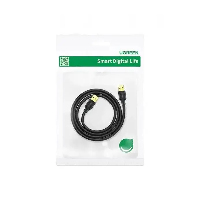 Дата кабель USB 3.0 AM/AM 3.0m US128 black Ugreen (90576) зображення 2
