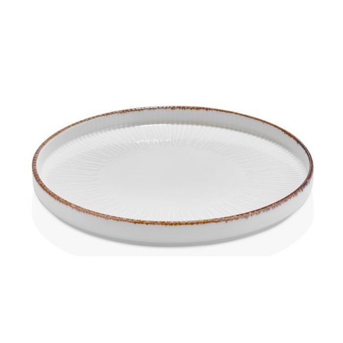 Тарілка By Bone серія "Grace" з бортом 90° 23 см (GRE-HL-23-RD)