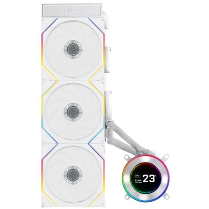 Система жидкостного охлаждения Lian Li HydroShift II LCD-C 360TL, White (G89.GHS2LCD36TW.00) изображение 2