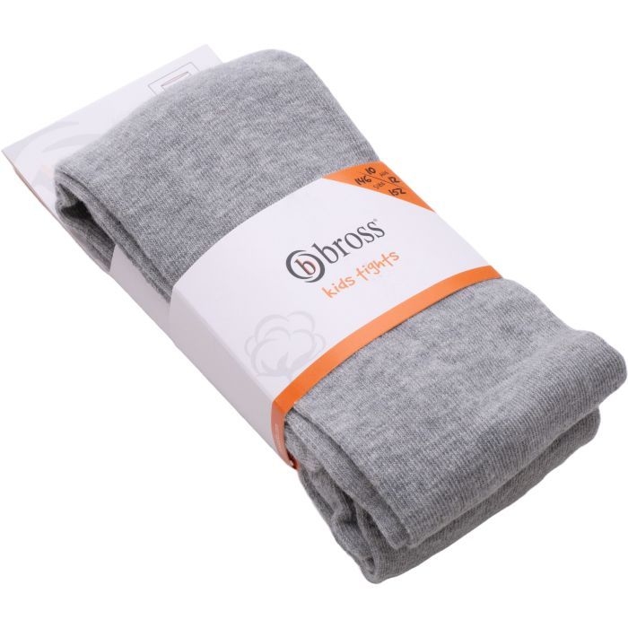 Колготки детские Bross однотонные (9427-11G-gray)