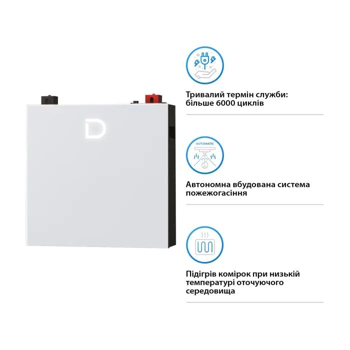 Батарея LiFePo4 Dyness DL5.0C Pro 51.2V - 100Ah (DL5.0C Pro) изображение 5