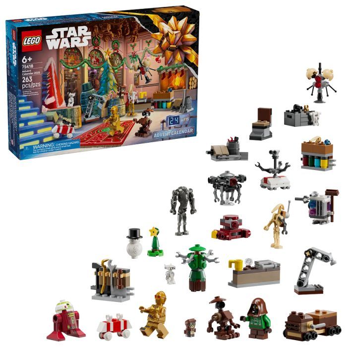Конструктор LEGO Star Wars Адвент календарь 2025 (75418) изображение 7