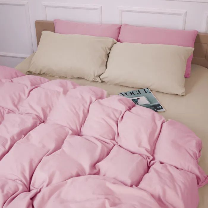 Постельное белье MirSon 007-008 Milk/Pink Фланель 2x143x210 Семейный (2200009659942) изображение 5