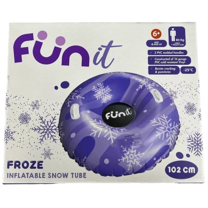 Санки Bottari FROZE Тюбінг 102 см фіолетовий (72004-IS) изображение 3