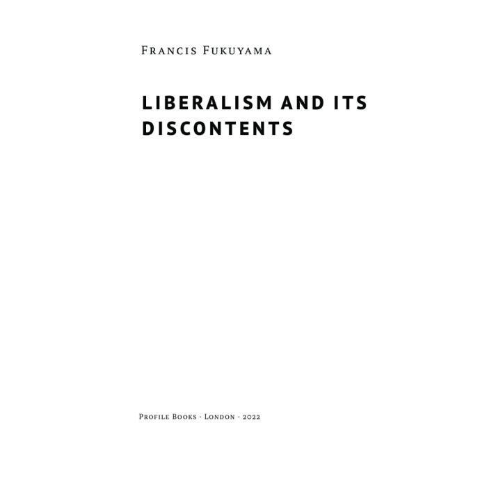 Книга Лібералізм і його протиріччя - Френсіс Фукуяма Наш Формат (9786178277239) изображение 3