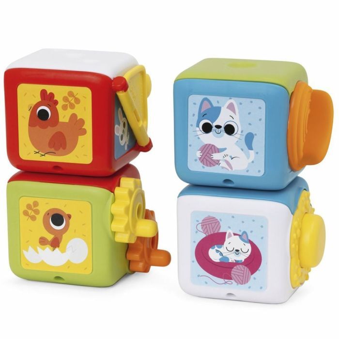 Развивающая игрушка Chicco Мультисенсорные кубики Монтессори 2 в 1 (11857.00) изображение 4