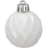 Елочная игрушка Chomik пластикові кульки 16 шт, 4 см, сріблясті і біли (5900779877351_3) изображение 4