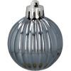 Елочная игрушка Chomik пластикові кульки 16 шт, 4 см, сріблясті і біли (5900779877351_3) изображение 5