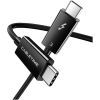 Дата кабель USB-C to USB-C 0.5m Thunderbolt 3 100W (20V/5A) 5K60Hz Cabletime (CA915392)