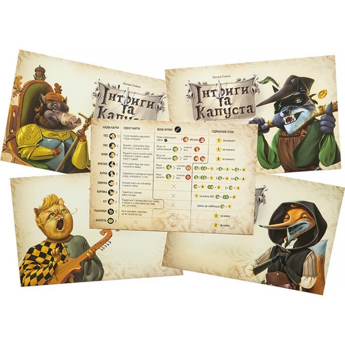 Настольная игра Kilogames Интриги и капуста (Intrigues and cabbage) (укр.) (KG-1510) изображение 3