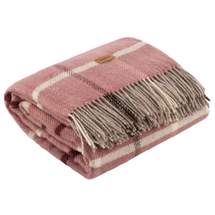 Плед Ardesto Leonardo Alpina 100% шерсть, розовый 140x200 см (ART0701LM) изображение 5