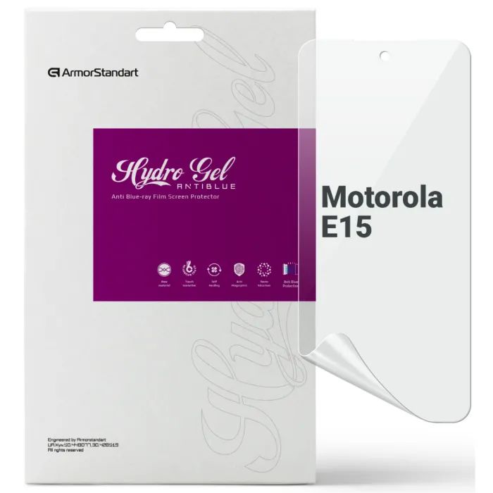 Пленка защитная Armorstandart hydrogel Anti-Blue Motorola E15 (ARM83136)