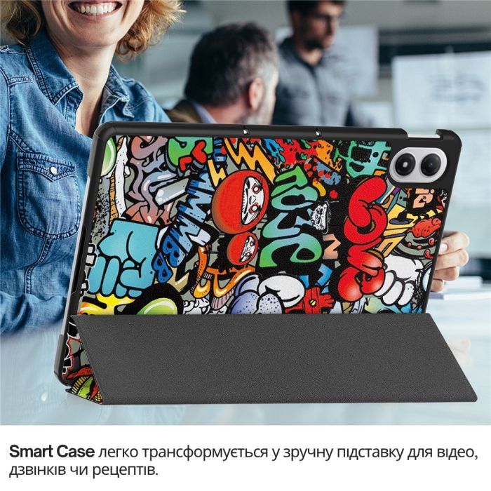 Чехол для планшета BeCover Smart Case Xiaomi Redmi Pad 2 Pro 12.1" Graffiti (714639) изображение 8