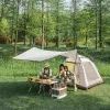 Палатка Naturehike тримісний автоматичний із тентом Ango Picnic CNK2450WS021, коричневий (6976023922817) изображение 4