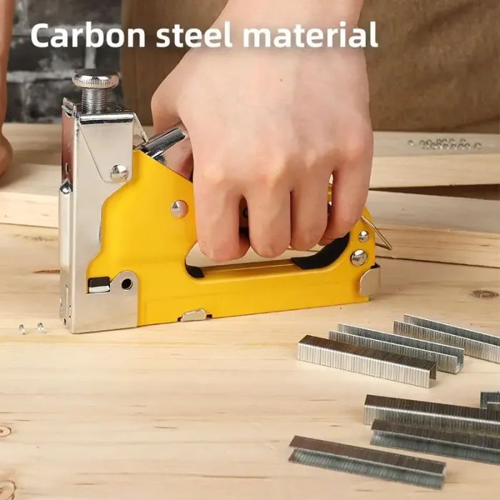 Скобы для строительного степлера Deli D-тип, 12 мм, 1000шт (EDL238014-1) изображение 2