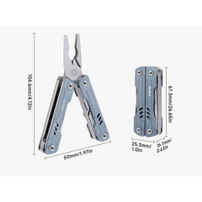 Мультитул NexTool Mini Sailor Pliers S11 чорний (NE20156C) изображение 3