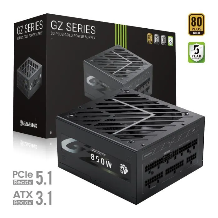 Блок питания Gamemax 850W (GZ 850G BK) изображение 2