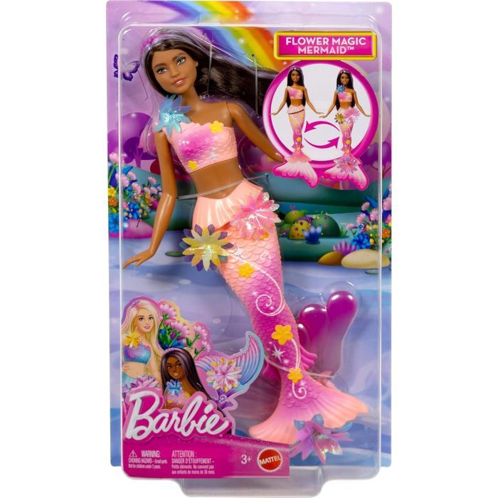 Кукла Barbie Fantastic fashion Цветочная магия Брюнетка (JDM73) изображение 5