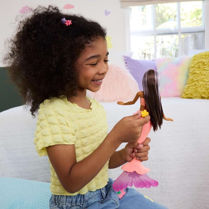 Кукла Barbie Fantastic fashion Цветочная магия Брюнетка (JDM73) изображение 6