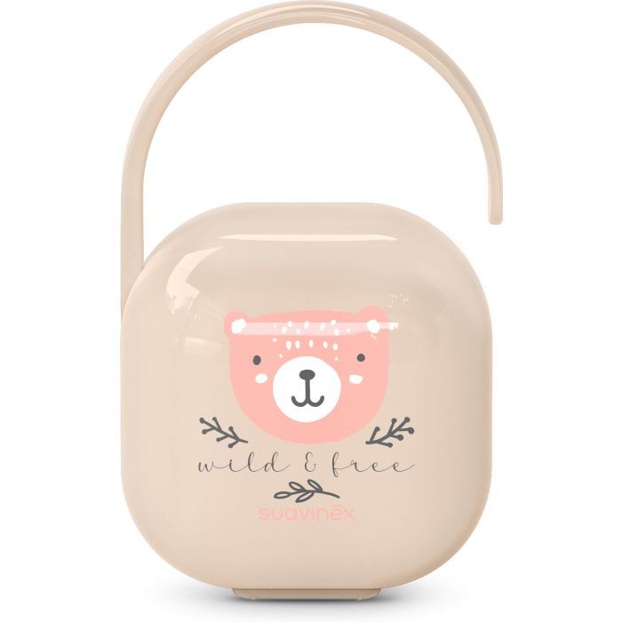 Контейнер для пустышек Suavinex Wild & Free, блакитний (309138)