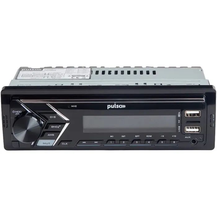 Автомагнітола PULSO RGB, USB, FM, RCA, LCD-дисплей, 4х50 Вт (P110111)